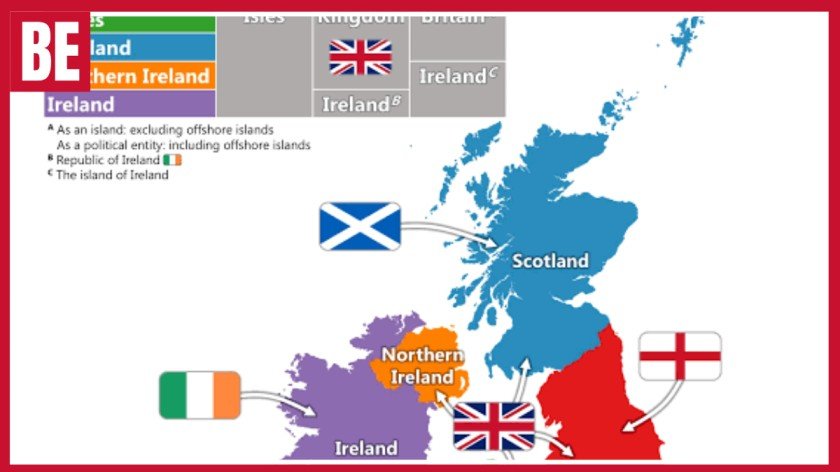 Map of Great Britain Towns Counties and Popular Destinations